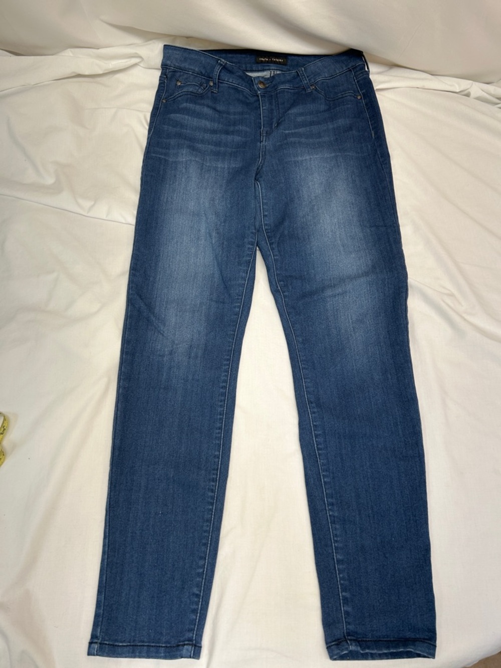 Truth + Theory Skinny Blue Denim Jeans Size 10